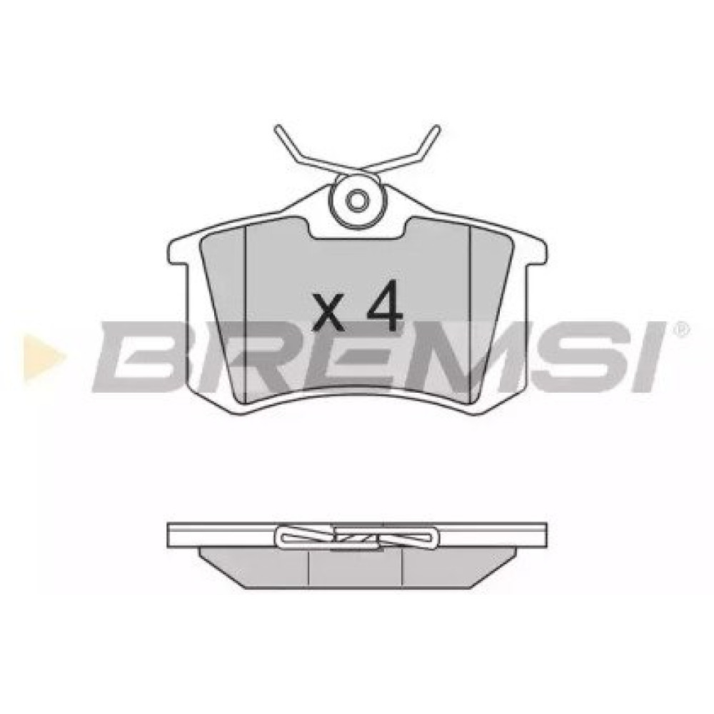 Гальмівні колодки BREMSI bp2807