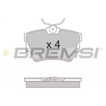 Тормозные колодки задние BREMSI bp2866