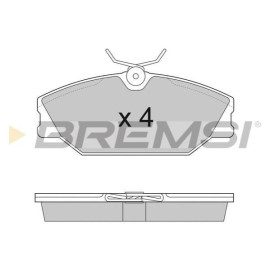 Гальмівні колодки передні BREMSI bp2874