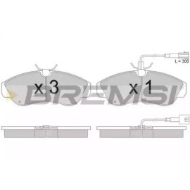 BREMSI bp2889 Гальмівні колодки передні BREMSI bp2889