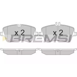 BREMSI bp2896 Гальмівні колодки передні BREMSI bp2896