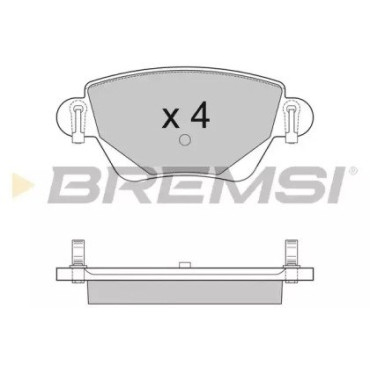 Тормозные колодки задние BREMSI bp2927
