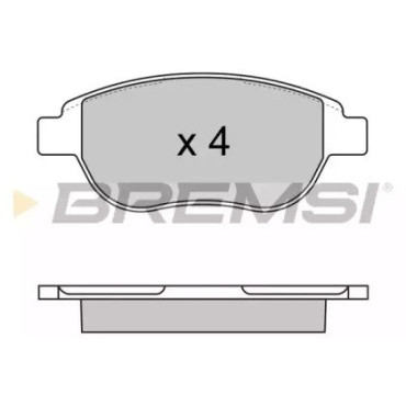 Тормозные колодки передние BREMSI bp2972