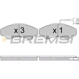 BREMSI bp2998 Тормозные колодки передние BREMSI bp2998