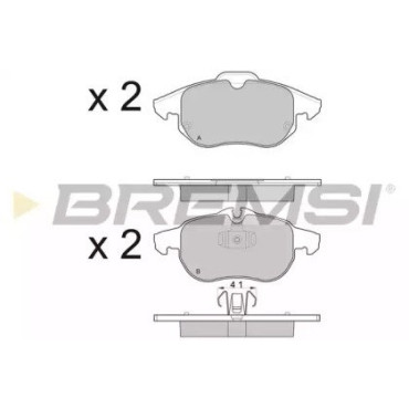 Тормозные колодки передние BREMSI bp3014