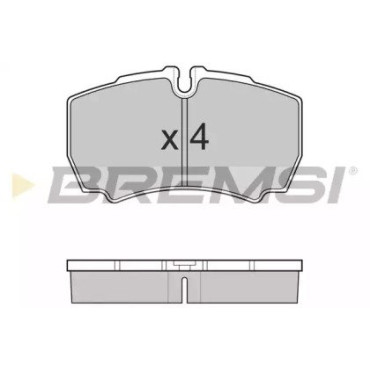 Тормозные колодки задние без спарки BREMSI bp3025