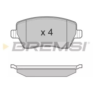 Тормозные колодки передние BREMSI bp3026