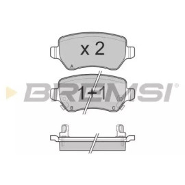 Гальмівні колодки BREMSI bp3027