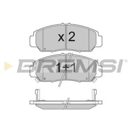 BREMSI bp3059 Гальмівні колодки передні BREMSI bp3059