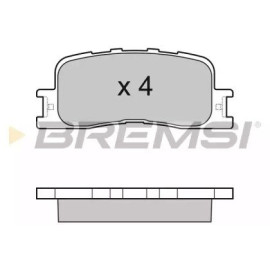 BREMSI bp3060 Тормозные колодки задние BREMSI bp3060