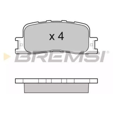 Тормозные колодки задние BREMSI bp3060