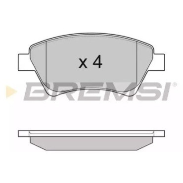 Гальмівні колодки передні BREMSI bp3072