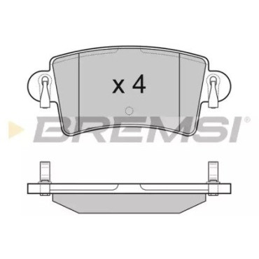 Гальмівні колодки задні BREMSI bp3074
