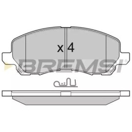 Гальмівні колодки BREMSI bp3080