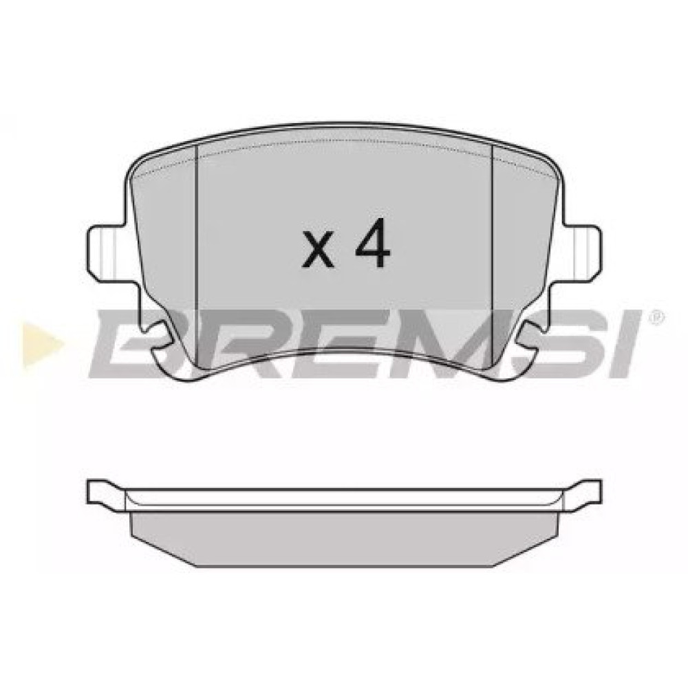 Гальмівні колодки задні BREMSI bp3086