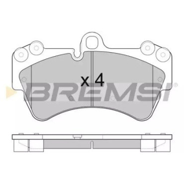 Гальмівні колодки передні BREMSI bp3099
