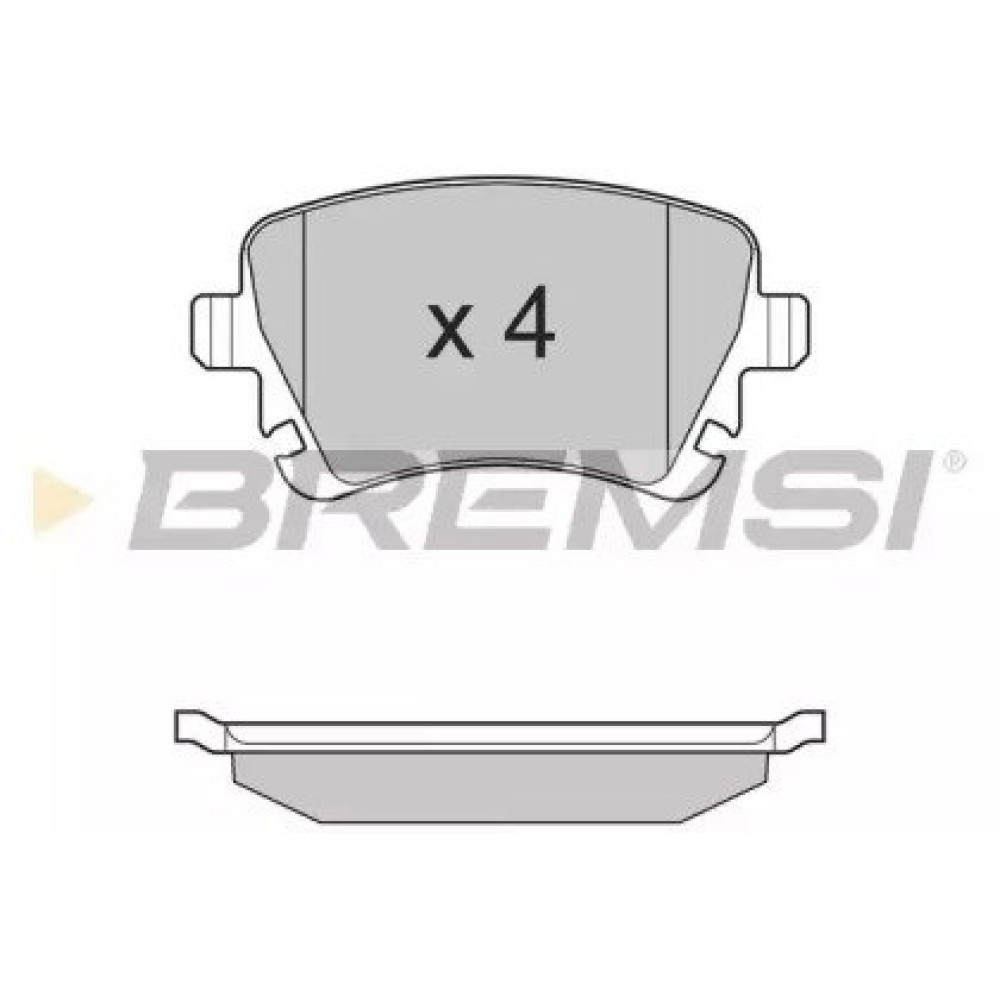 Гальмівні колодки задні BREMSI bp3130