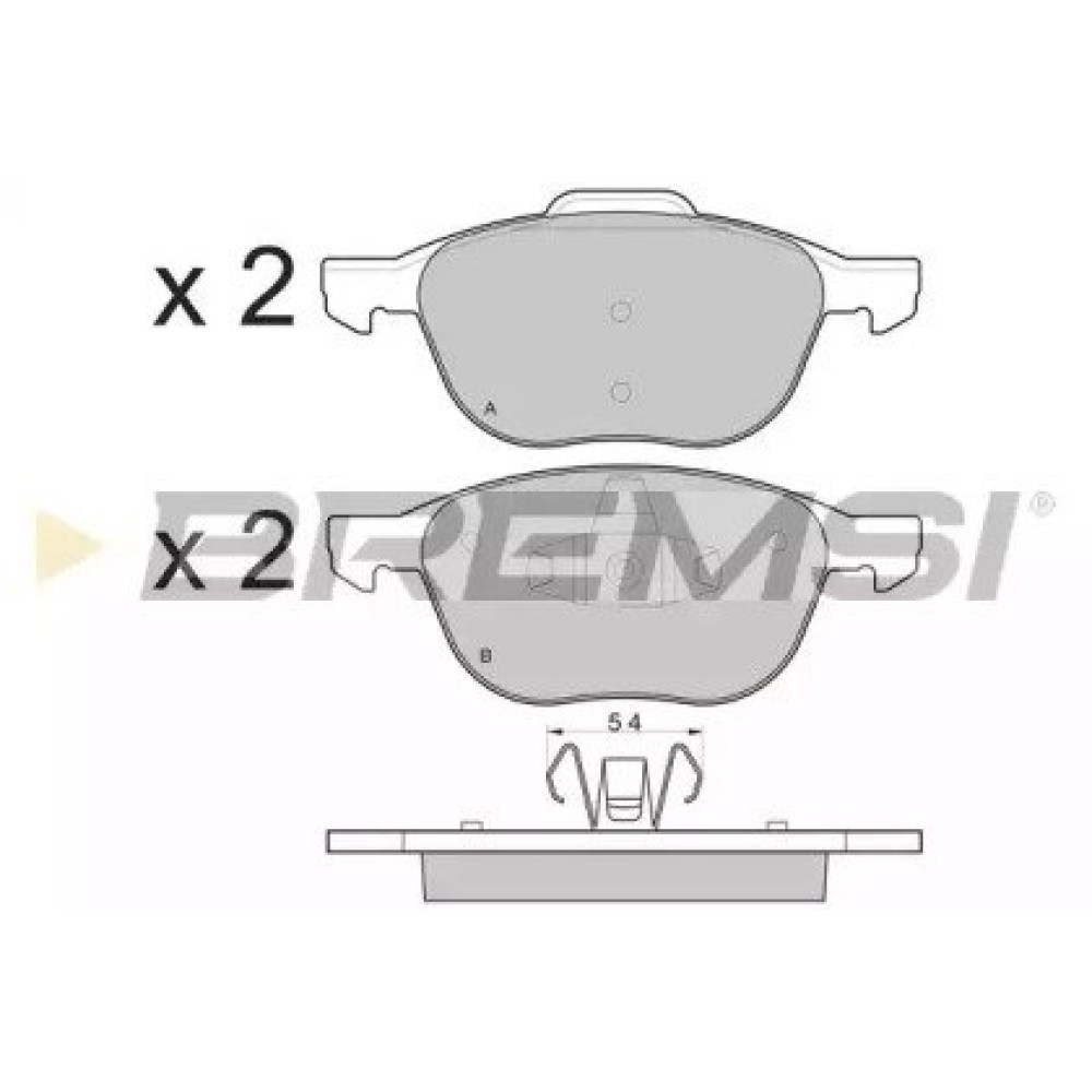 Гальмівні колодки BREMSI bp3133