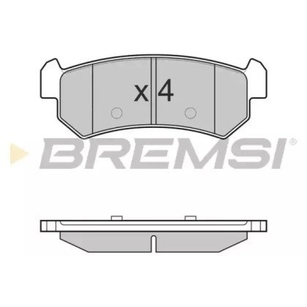 Гальмівні колодки задні BREMSI bp3148