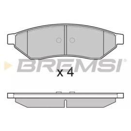Тормозные колодки задние BREMSI bp3162