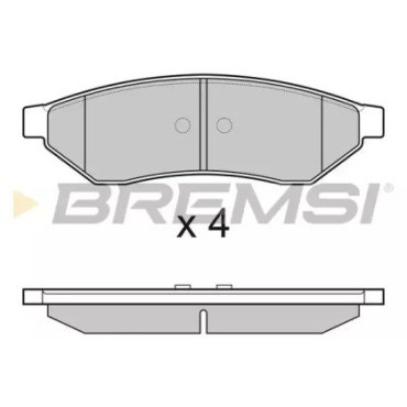 Тормозные колодки задние BREMSI bp3162