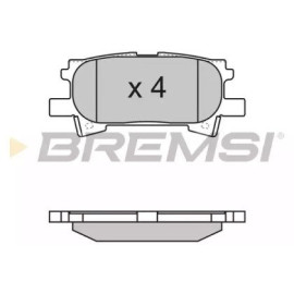 BREMSI bp3169 Тормозные колодки задние BREMSI bp3169