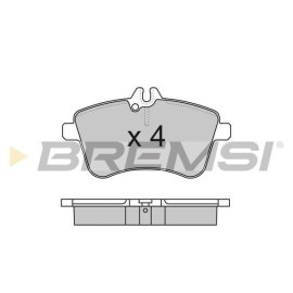 BREMSI bp3172 Тормозные колодки передние BREMSI bp3172