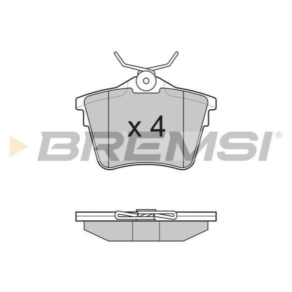 Гальмівні колодки задні BREMSI bp3183