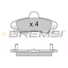 BREMSI bp3188 Тормозные колодки задние BREMSI bp3188