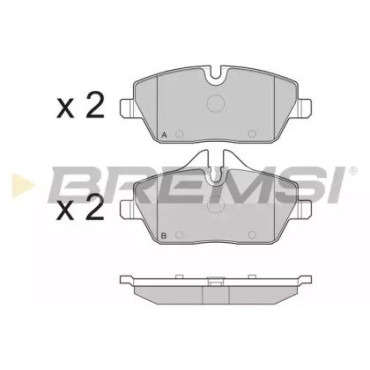 Тормозные колодки передние BREMSI bp3195