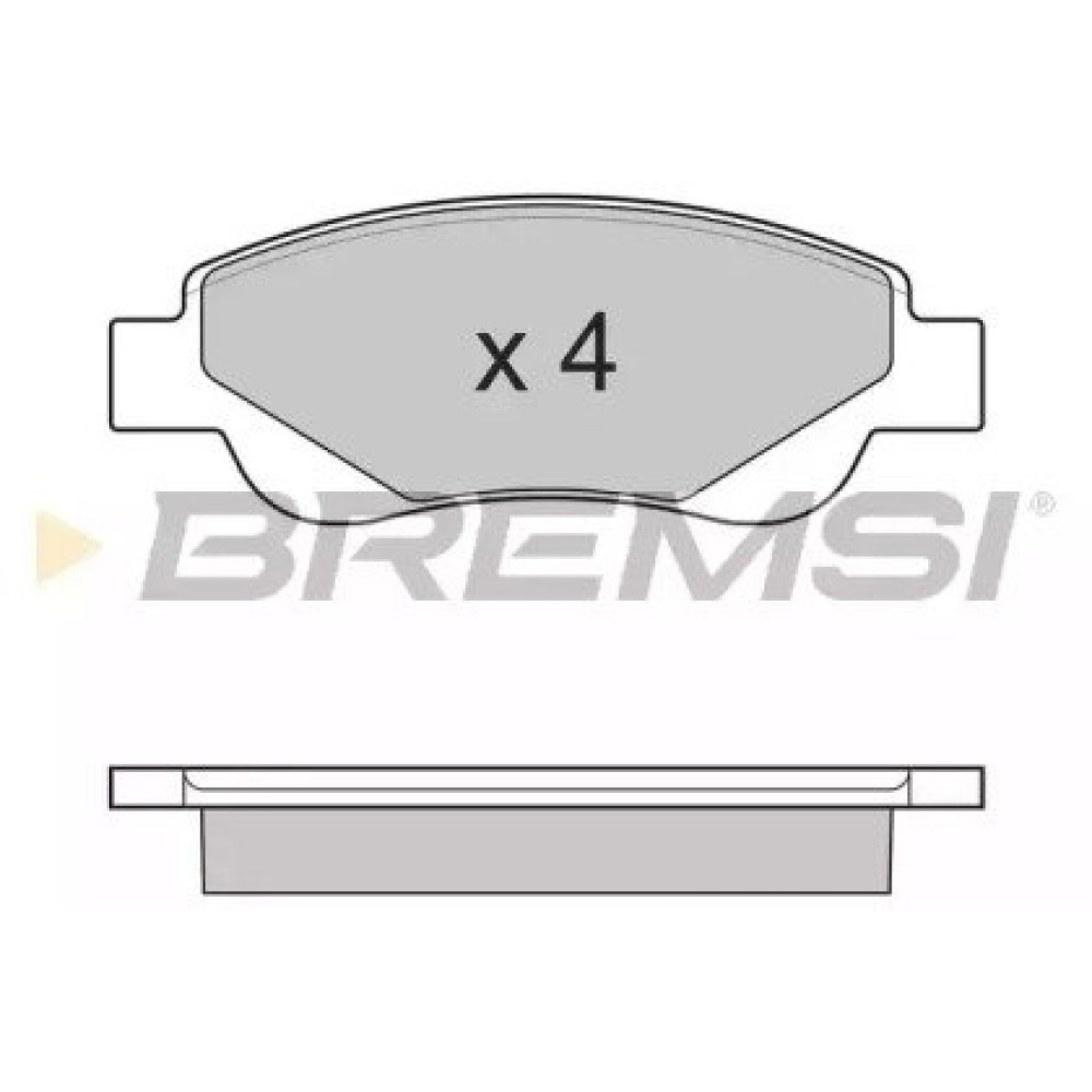Гальмівні колодки передні BREMSI bp3225