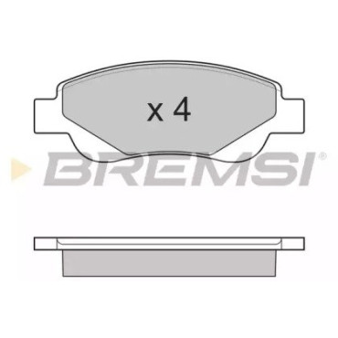 Гальмівні колодки передні BREMSI bp3225