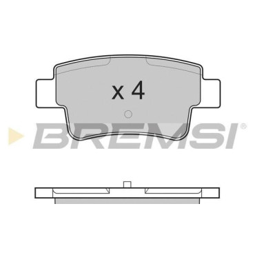 Тормозные колодки передние BREMSI bp3228
