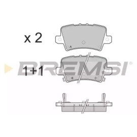 Тормозные колодки задние BREMSI bp3246