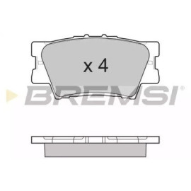 BREMSI bp3252 Тормозные колодки задние BREMSI bp3252