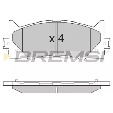 Гальмівні колодки передні BREMSI bp3253