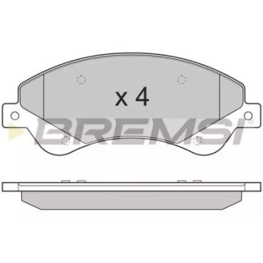 Тормозные колодки передние BREMSI bp3273
