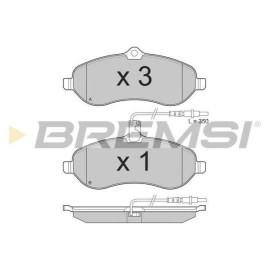 Гальмівні колодки передні BREMSI bp3283