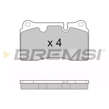 Тормозные колодки передние брембо BREMSI bp3288