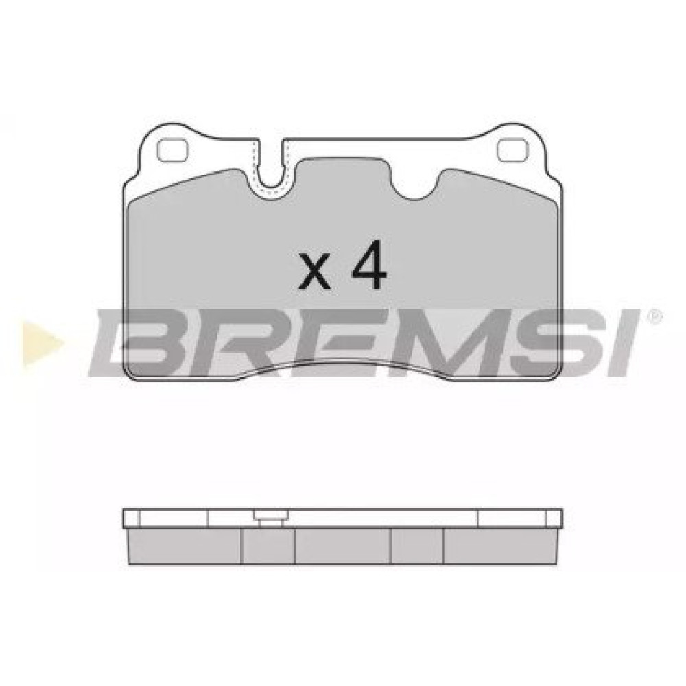 Тормозные колодки передние BREMSI bp3289