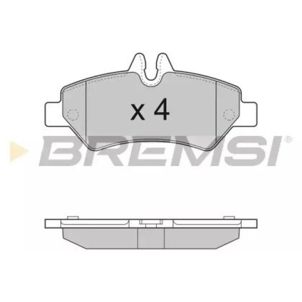 Гальмівні колодки задні BREMSI bp3293