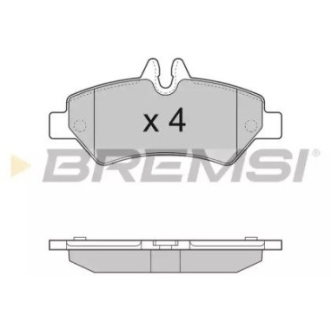 Гальмівні колодки задні BREMSI bp3293