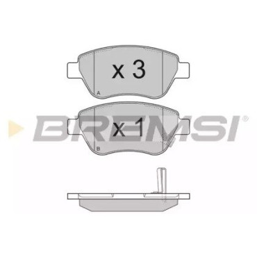 Гальмівні колодки передні BREMSI bp3294
