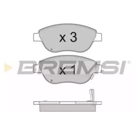 Гальмівні колодки передні BREMSI bp3295