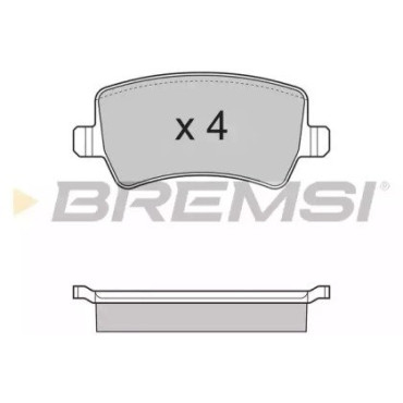 Тормозные колодки задние BREMSI bp3298