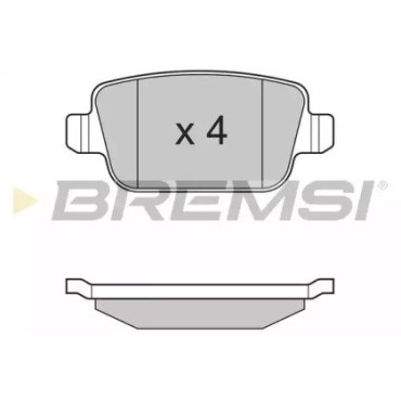 Тормозные колодки задние BREMSI bp3300