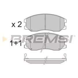 BREMSI bp3303 Гальмівні колодки передні BREMSI bp3303