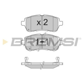 BREMSI bp3316 Тормозные колодки передние BREMSI bp3316