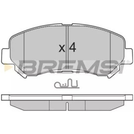BREMSI bp3321 Тормозные колодки передние BREMSI bp3321