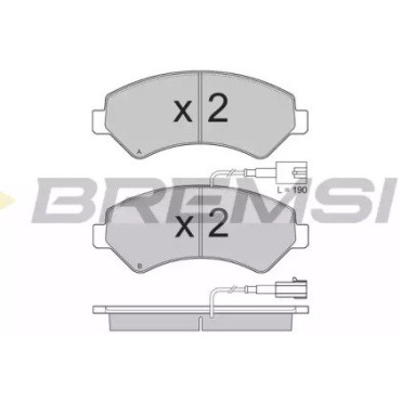 Гальмівні колодки передні BREMSI bp3323